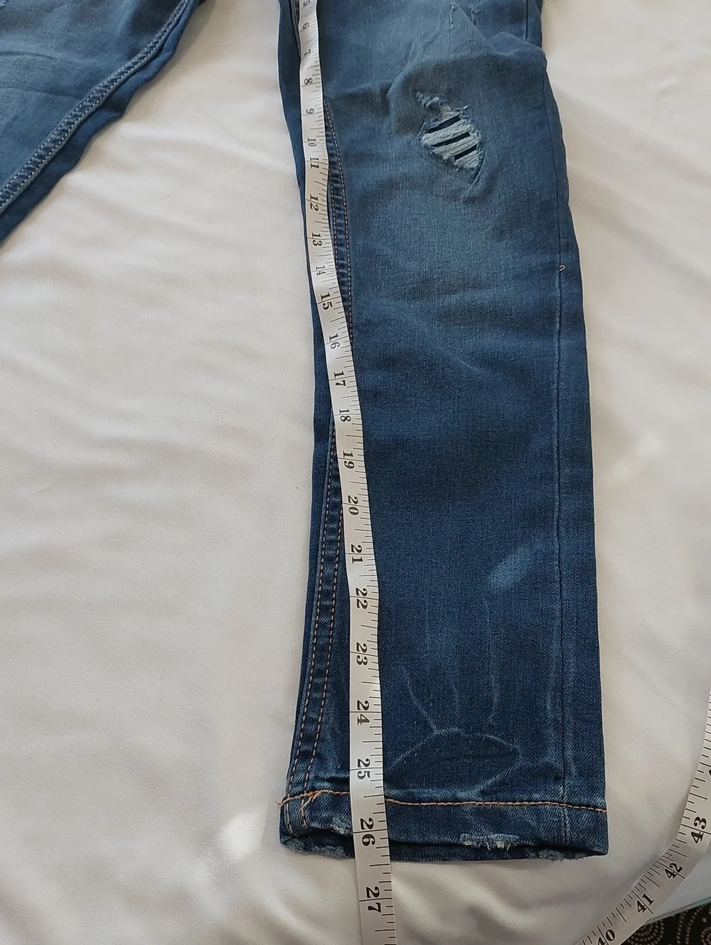 Justice Dark Blue Skinny Jeans.Girls Size 10 .